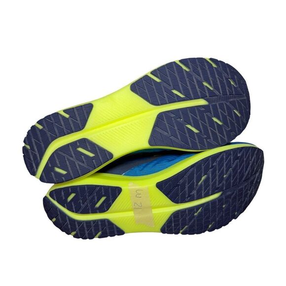 Brooks Men\'s Blue and Neon Yellow Athletic Shoes Hyperion max size 12